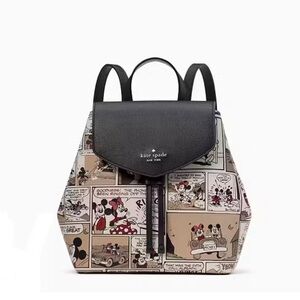 NWT Disney X Kate Spade New York Minnie Mouse Flap Backpack